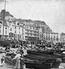 Beach-at-Breeds-Place.-1905.